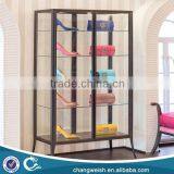 Retail Metal and Glass Bags and Shoes Display Showcase thumbnail-1