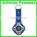 Promotional Mini Plastic Compass With Lanyard Keychain thumbnail-2