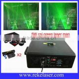 strong power cni 5W green laserman system for stage show