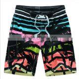 Daijun OEM New Design Cheap Polyester Stripe Palm Beach Shorts Hot Sale Blank Board Shorts thumbnail-4