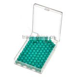 montessori teaching tools 100 Green Beads with Plastic Box