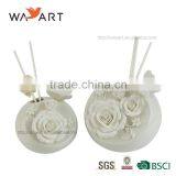 BSCI SEDEX Audit Hot Sale Butterfly Design Ceramic Flower Fragrance Diffuser For Home and Office thumbnail-1