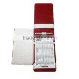 Hot Sale Leather Golf Scorecard Holder for Golf Club thumbnail-3