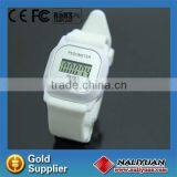 Silicone Wristband Sport Pedometer Watch