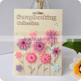 Adhesive Felt Sticker , 3d Sticker , Handmade Felt Sticker, Scrapbooking Sticker, Layered Sticker , Flower Felt Sticker thumbnail-1