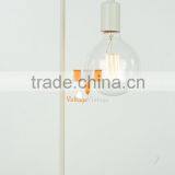 Manufacturer's Premium Wire Iron Table Lamp Wooden Base Desk Lamp Study Bedroom Standing Light thumbnail-2