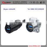 Economic Best Sell Usb 3.0 Version Connector Circular Waterproof Usb 3.0 Receptacle Two Sided Usb Cable thumbnail-1