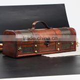 Classical Chinese factories wholesale custom red wine box, beautiful wooden gift box