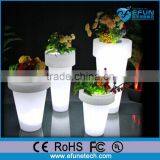 Outdoor/indoor Decorating Rechargeable Waterproof Led Color Changing Flower Pot