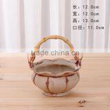 Ceramics Flower Pot for Home Office Desk Garden Decoration thumbnail-3