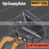 Skid Steer High Dump Bucket, High Dumping Bucket, Adds Up To 40CM Reach thumbnail-1
