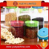 Kitchen Food Storage Jar/ Glass Sealing Jar 600ml-green Cap thumbnail-1