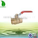 Hot Sale Steel Handle Lockable Brass Ball Valve Made in China thumbnail-1