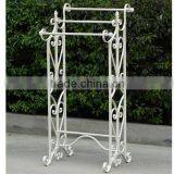 Decorative Wrought Iron Bath Towel Rack thumbnail-1