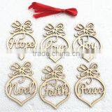 Factory Supplier Selling OEM Home Decorating Hanging Wooden Christmas Sign Art&crafts for Kids Gift thumbnail-3