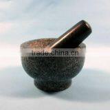 Polised Granite Mortar and Pestle With Unique Design thumbnail-4