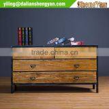 Wood&Metal Vintage 4 Drawers Chest, Cabinet thumbnail-2