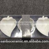 Ceramic Letter Dish White Porcelain Heart Shaped Dish With Color Box / Promotion thumbnail-1