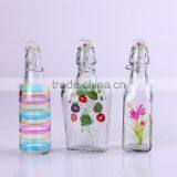 250ml Wholesale Glass Milk Bottle With Metal Clip thumbnail-1