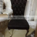 Dining Chair Specific Use and Metal Material dining table sets A67