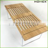 Commercial bamboo kitchen vegetable storage rack Homex-BSCI