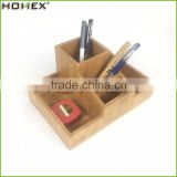 Tabletop Bamboo Storage Organizer/Office Desk Organizer/Homex_FSC/BSCI Factory