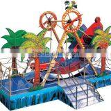 Outdoor & Indoor Children Playground 12 Seats Swing Pirate Ship Ride LT-7039 thumbnail-1