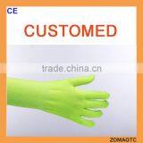 Extra Long Household pu Cleaning Gloves,long Sleeve Nylon Gloves, Sleeves Gloves thumbnail-1