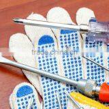 DDSAFETY 2017 Cotton Polyester Knitted Gloves With PVC Dots thumbnail-5