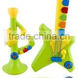 High Quality Kids Full Band Electronic Toy Musical Instruments With Colorful Lights, Piano Keyboard, Guitar, Trumpet thumbnail-1