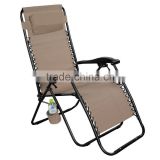 Best Price Teslin Zero Gravity Folding Chair for Leisure with Cup Holder