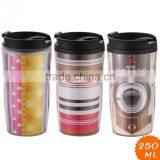 2015 Hot Sale Colourful Plastic and Stainless Steel Coffee Cup thumbnail-3