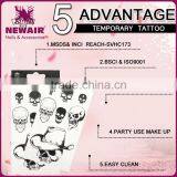 NEWAIR Body Art Women Metallic Temporary Tattoo Sexy Body Hand Tattoo Sticker thumbnail-4