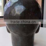 Hand Crafted Wooden Mask of Skull Wall Hanging Made In Nepal thumbnail-3