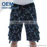 ZX OEM ODM Mens Cargo Shortscargo ShortsPattern Painting Shorts