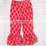 2016 Chinese Product Wholesale and EXW Price 100%cotton Pants With Ruffle for Baby Kids as Legging for Winter thumbnail-3