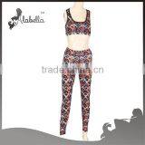 Wholesaleyoga Sets Sports Bra and Leggings With Digital Printing thumbnail-1