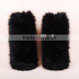 Good Quality Faux Fur Leg Warmers thumbnail-1
