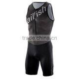 Custom ClubTriathlon Suit For Swimming Running Cycling Jersey Suit Sleeveless thumbnail-1
