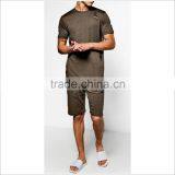 Guangzhou Custom Logo and Print Shorts And T Shirt Summer Broken Hole Tacksuit thumbnail-1