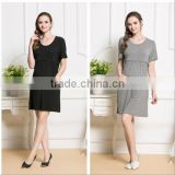 F20020M maternity clothing short sleeve maternity dress