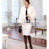 Eight Colour Woman Short Faux Fur Coat Winter Lady Wedding Jackets Long Sleeves thumbnail-3