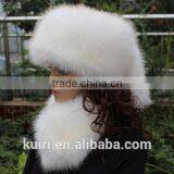 High Quality Winter Warm Women Lady Soft Faux Fox Fur Cossak Hat Cap Ski Beanie thumbnail-5