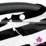 Classic Style Black And White Stripe Cotton Nursing Baby Car Cover Made In China thumbnail-5