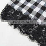 ShiJ 2017 New Design Brand Casual Black White Lattice Lace Vest Women Dresses thumbnail-5