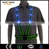 High Quality Reflective Glow In Dark Vest/Fluorescence thumbnail-3