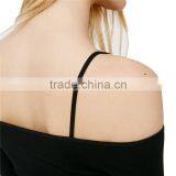 2017 OEM Cool Next-to-skin Fit Stretchy Layering Black Fitted Blouse thumbnail-4