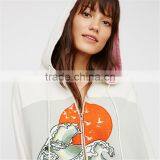 2017 Women Relaxed Cotton Comfort Colors Coat With Side Pockets thumbnail-5