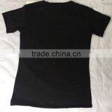 Customized Design Black Men's Full Logo Printed Short Sleeve T Shirts thumbnail-2