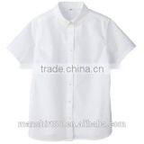 Short Sleeves Oxford White/blue Shirts for Kids thumbnail-2